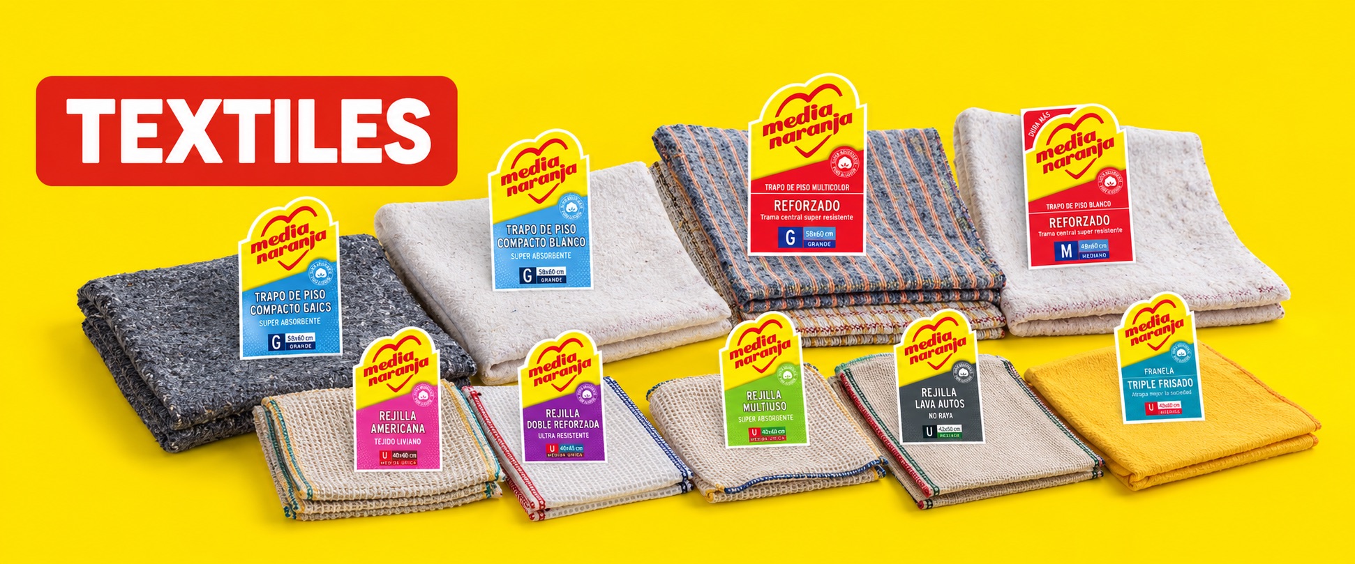 Media Naranja — productos de limpieza